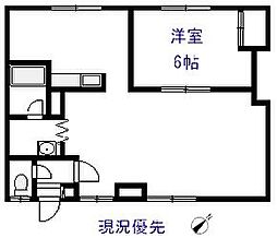 一番館 1LDKの間取図画像
