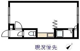 クリスティーヌ B202 ｜ 北海道旭川市春光四条4丁目（賃貸アパート1DK・2階・24.48㎡） その2