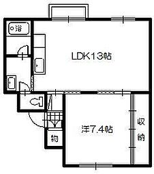 間取図画像 1LDK