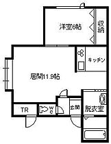 レーヴ春光 201 ｜ 北海道旭川市春光五条8丁目（賃貸アパート1LDK・2階・51.14㎡） その2