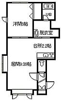 CECIL D ｜ 北海道旭川市大町二条16丁目（賃貸アパート1LDK・2階・39.48㎡） その2