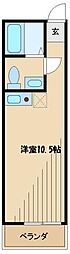 グランアベニュー相模大野 ワンルームの間取図画像