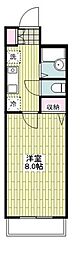 ソルティアメゾン 1Kの間取図画像