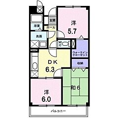 物件の間取り