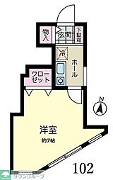 間取図画像 1K