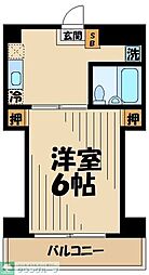 シャトルNT 1DKの間取図画像