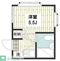 ネオステージ妙蓮寺 ワンルームの間取図画像