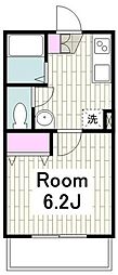 メゾン山手 1Kの間取図画像