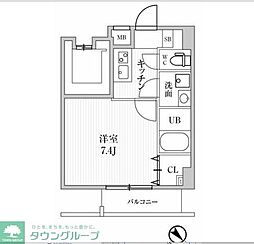 ALTERNA池袋EAST 1Kの間取図画像
