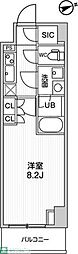 ALTERNAOTSUKA 1Kの間取図画像