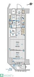 板橋区高島平7丁目マンション 2Kの間取図画像