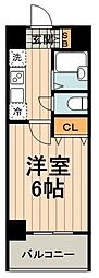 ハーモニーレジデンス山手大塚 1Kの間取図画像