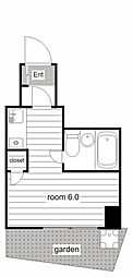 TOP南大塚5 ワンルームの間取図画像