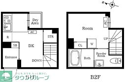 プレニーズ護国寺PREMIER 1DKの間取図画像