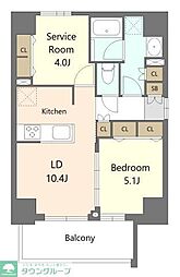S-RESIDENCE板橋大山brim 6階1SLDKの間取り