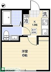 間取図画像 1K