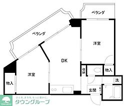 間取図画像 2DK