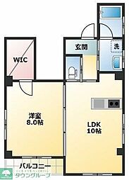 Axis Flow 1LDKの間取図画像