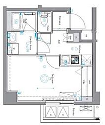 ユリカロゼAZ西台 1Kの間取図画像