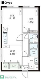 レピュア本郷レジデンス 2LDKの間取図画像
