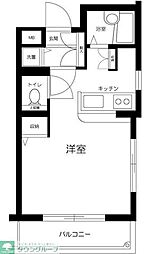 フェニックス文京千石 1Kの間取図画像