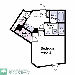 豊島区目白5丁目マンション 1Kの間取図画像