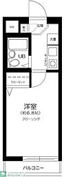プライム池袋 1Kの間取図画像