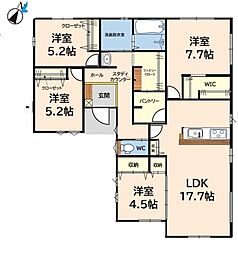 朝倉郡筑前町篠隈1期 1号棟 新築戸建