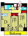レフィールオーブ町屋駅前13階21.5万円