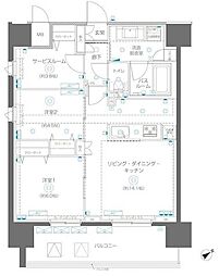 間取図画像 2SLDK