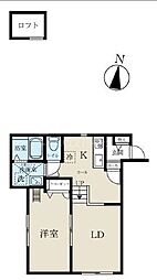 間取図画像 1LDK