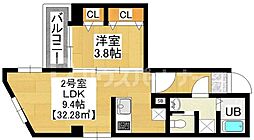 間取図画像 1LDK