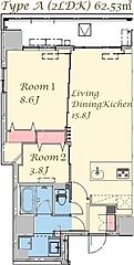 物件の間取り