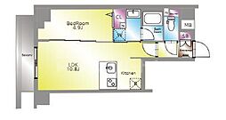 足立区西新井栄町3丁目マンション 1LDKの間取図画像