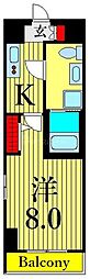 LEXENIPPORIid 1Kの間取図画像