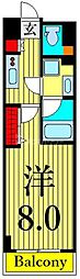 RELUXIATOKYONORTHGATE 1Kの間取図画像