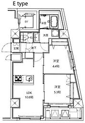 REALIZE町屋 2LDKの間取図画像