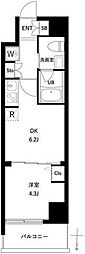 アーバンパーク日暮里II 1DKの間取図画像
