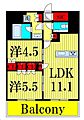 ONE ROOF RESIDENCE NISHINIPPORI12階25.4万円
