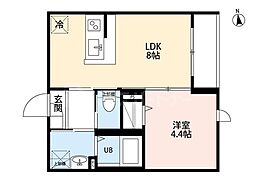 robot home 舎人公園II 1LDKの間取図画像