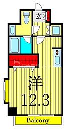 WELT南千住 ワンルームの間取図画像