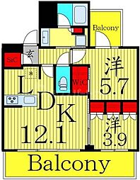 シーズンフラッツ町屋 6階