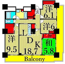 ロイヤルパークスタワー南千住 22階