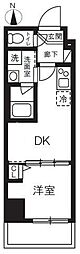 ハーモニーレジデンスグローバルキャピタル 1DKの間取図画像