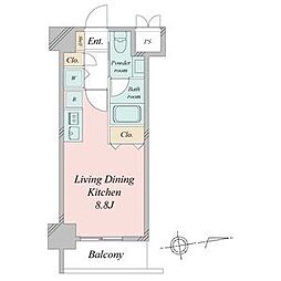 間取図画像 ワンルーム