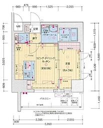 間取図画像 1LDK