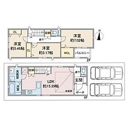 京田町貸家　南棟