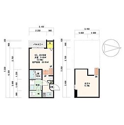 BelleDemeure 1SKの間取図画像