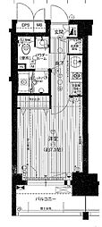 プレサンスサカエリバースタイル 1Kの間取図画像