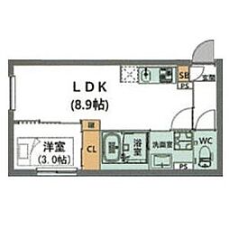 リーデンス名古屋駅西 2階/201